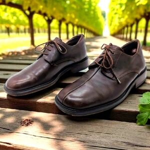Vintage Brass Boot Spain Sz 9 Brown Men's Dress Shoes